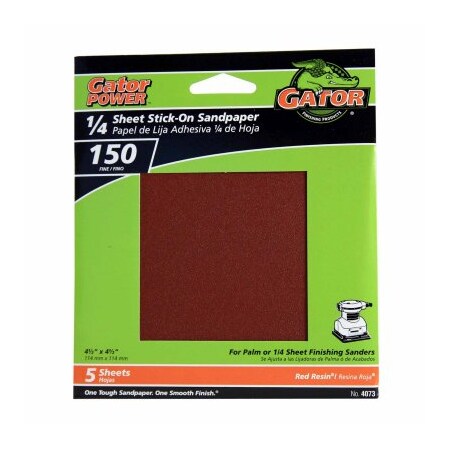 Gator Finishing 5PK 45150G Sand Sheet 4073